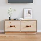 vidaXL TV Cabinet 80x34x35 cm Solid Wood Pine