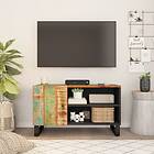 vidaXL TV Cabinet 80x33x46 cm Solid Wood Reclaimed&Engineered Wood