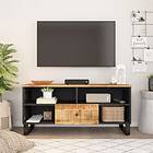 vidaXL TV Cabinet 100x33x46 cm Solid Wood Mango&Engineered Wood 351970