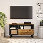 vidaXL TV Cabinet 80x33x46 cm Solid Wood Mango&Engineered Wood 351977