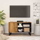 vidaXL TV Cabinet 80x33x46 cm Solid Wood Mango&Engineered Wood 351965