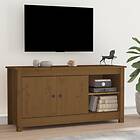 vidaXL TV Cabinet Honey Brown 103x36.5x52 cm Solid Wood Pine 814592