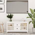 vidaXL TV Cabinet White 103x36.5x52 cm Solid Wood Pine 814570