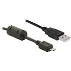 DeLock Ferrite USB A - USB Micro-B 2.0 3m