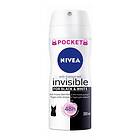 Nivea Invisible Black & White Clear Deo Spray 97g