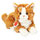 Teddy Hermann Cat lying red Tiger 20 cm