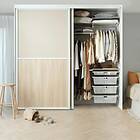 Elfa Skjutdörr Artic Duo Melamin. Profil: Matt Silver 8500ArticDuo12