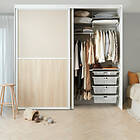 Elfa Skjutdörr Artic Duo Glas/Glas. Profil: Svart 8500ArticDuo258