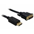 DeLock DVI-D Dual Link - DisplayPort 1m