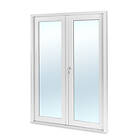 Skånska Byggvaror PVC Energi, utåtgående pardörr Fönsterdörr helglas TW3204DH