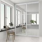Elfa Skjutdörr Artic Trio Glas/Glas Profil: Vit 8500ArticTrio244