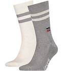 Levi's Sport Stripes Retro Regular Cut Sock 2-pack