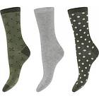 Decoy Strumpor 3P Cotton Socks (Dame)