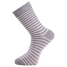 Trofé Bamboo Stripe Socks Strumpor 2P Grå Strl 35/38 Dam