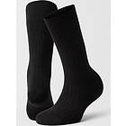 Panos Emporio Strumpor 2P Premium Mercerized Wool Rib Socks Svart One Size Herr