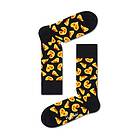 Happy Socks Strumpor Pizza Love Sock Svart mönstrad (Men's)