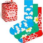 Happy Socks 3-pack I Flower U Gift Set