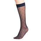 Falke Strumpor Women Seasonal Dot Knee High 15 Den Marin (Dame)