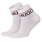 Hugo Strumpor 2P Label Rib Short Socks