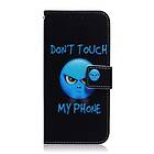 Plånboksfodral till Galaxy A20e Don't Touch My Phone