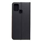 Forcell LUNA Guld fodral till Galaxy A21s Svart