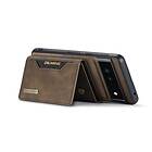 DG.MING Pixel 6a Plånboksfodral Detachable 2-in-1 M2 Coffee