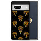 Bjornberry Google Pixel 7 Skal - Gold Skulls