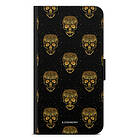 Bjornberry Motorola Moto G50 Plånboksfodral - Gold Skulls