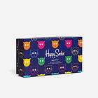 Happy Socks 3-pack Mixed Cat Gift Box