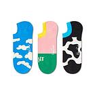 Happy Socks 3-pack Summer Day No Show Sock