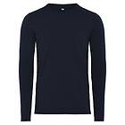 Dovre Organic Wool Long Sleeve Shirt Navy-2 Medium