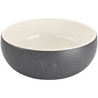 Hunter Dog & Cat Feeding Bowl Lund Ceramic Grey 550ml