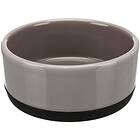 Trixie Ceramic Bowl Non-Slip Rubber Bottom Gray 0,75L