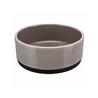 Trixie Ceramic Bowl Non-Slip Rubber Bottom Gray 0.4L