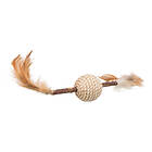 Trixie Matatabi Feather Toy Brown 20 cm