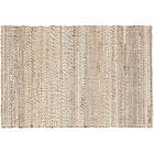 Dixie Filip Matta 60x90 cm, White Melange Vit Jute