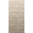 Rug Solid Leather Matta 75x300 cm, Beige Läder