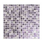 XCM Mosaik glas natursten M970 30,5x32,2 cm lila