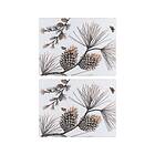 Åry Home Pine Cone bordstablett 2-pack Cotton white