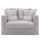 Decotique Le Grand Air Loveseat Linne, Misty Grey Plywood