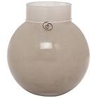 Ernst glass Vase rund beige H140mm