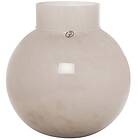 Ernst glass Vase rund beige H250mm
