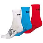 Endura Coolmax® Race Socks 3 Pairs Flerfärgad EU 37-42 Man