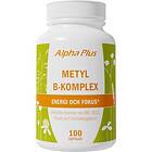 Alpha Plus Metyl B-Komplex Energi & Fokus 100 Kapslar