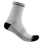 Castelli Rosso Corsa 11 Socks Vit,Svart EU 39-41 Women's