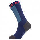 Sealskinz Warm Weather Hydrostop Wp Mid Socks Blå EU 36-38 Man