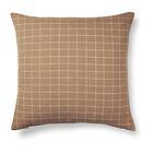 Ferm Living Brown kudde 50x50 cm Check