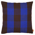 Ferm Living Grand kudde 50x50 cm Chocolate-bright blue