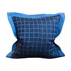 Fine Little Day Rutig kuddfodal 47x47 cm Blue-black