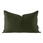 Scandi Living Calm kuddfodral linne 40x60 cm Forest Green